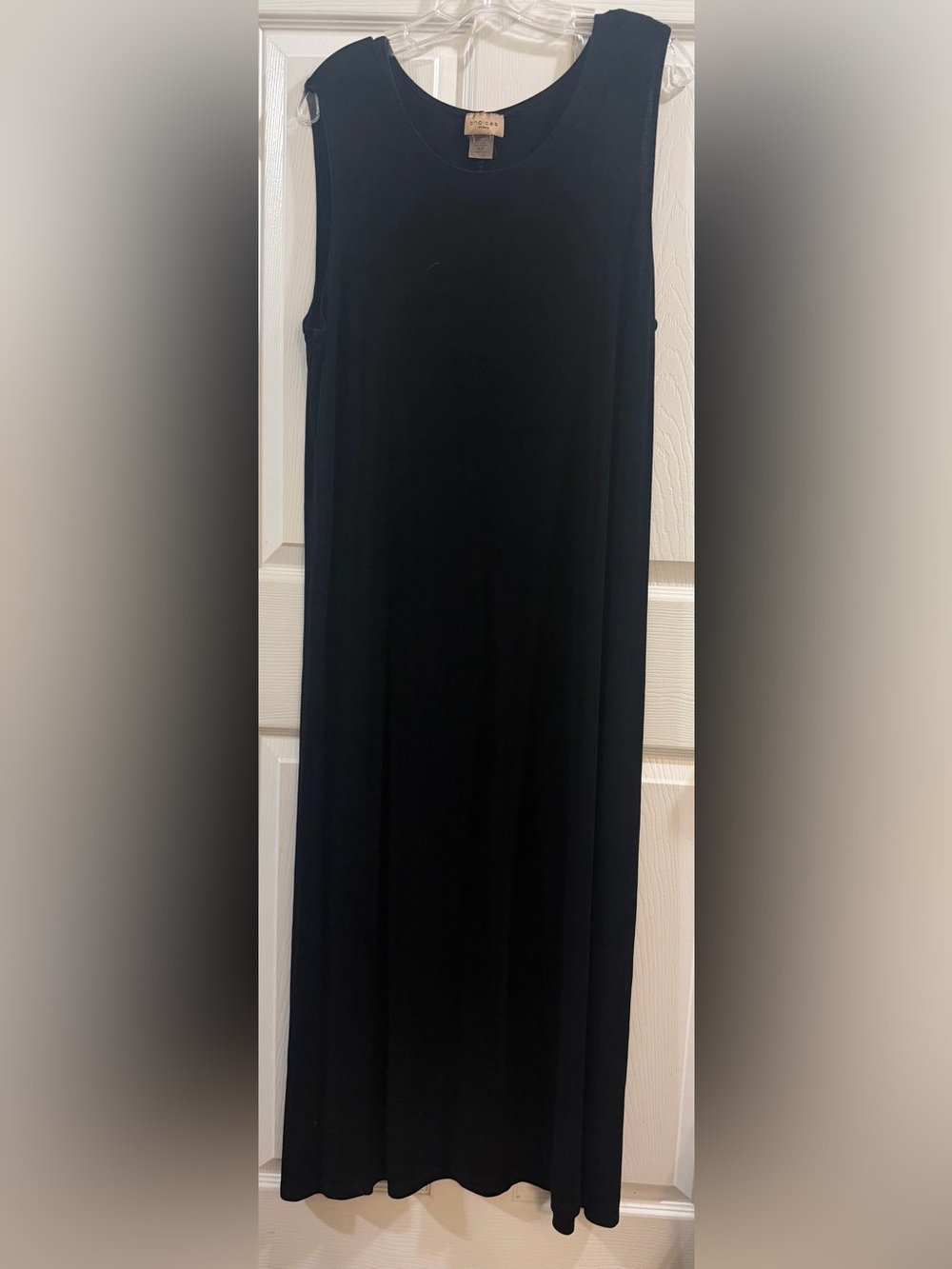 Choices Woman Black Sleeveless Maxi Dress